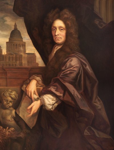 Sir Christopher Wren by Godfrey Kneller
